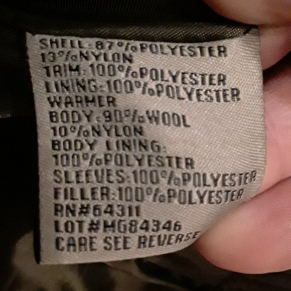 Rain Forest Coat Men's Large - Picture 3 of 7